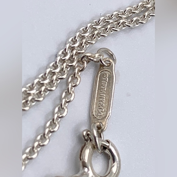 Authentic Tiffany & Co 925 Silver Atlas Collection Bar with Necklace - Picture 6 of 9
